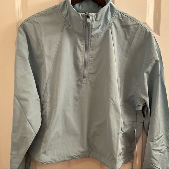 Yogalicious Radiant Andrea Half Zip Crop Jacket - NWT - Medium - Forget Me Not - Picture 4 of 9